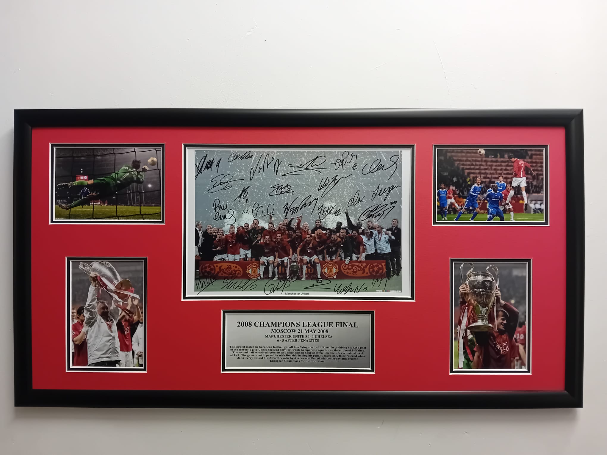 MANCHESTER UNITED 2008 CHAMPS LEAGUE STORYBOARD