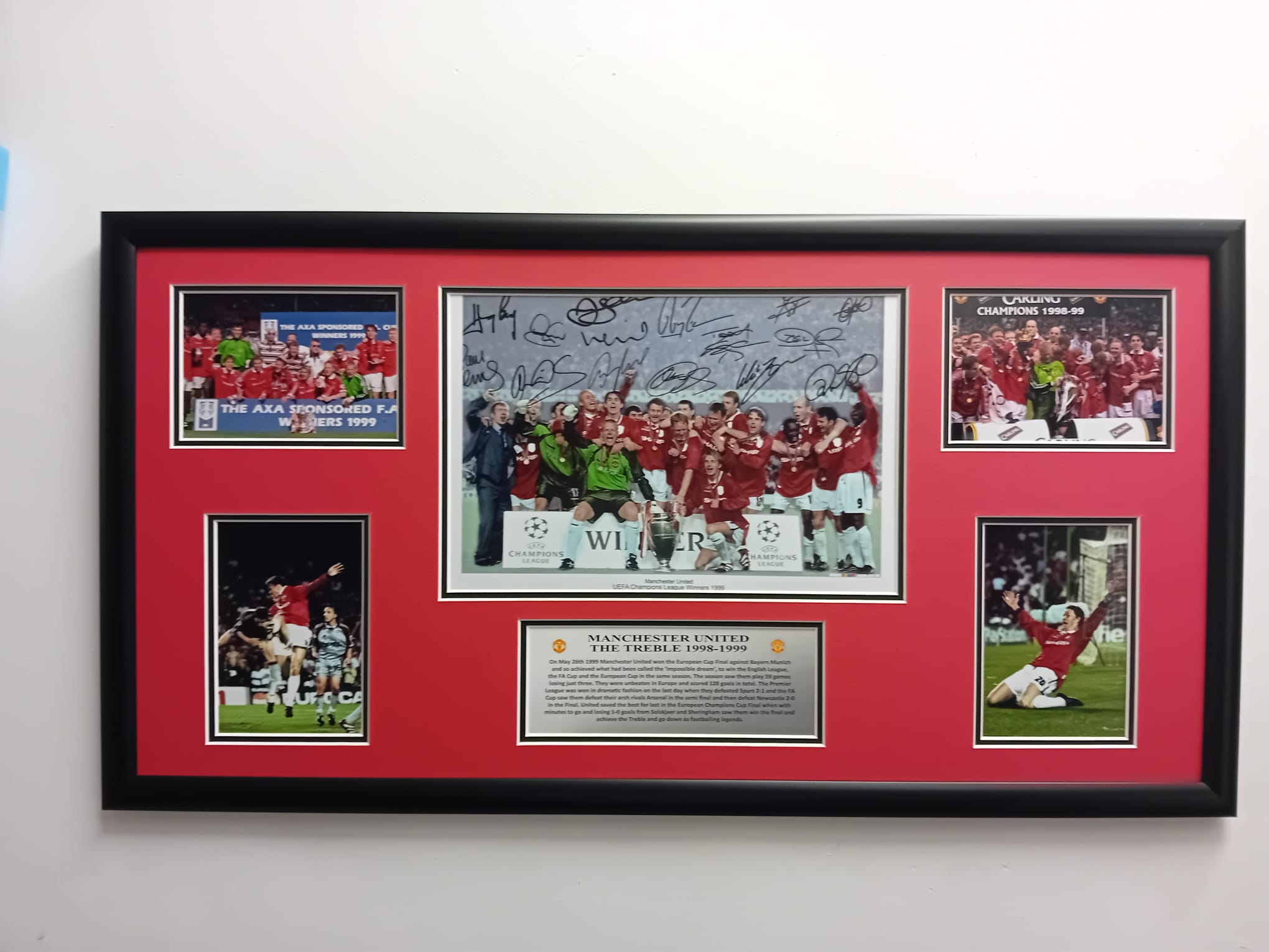 MANCHESTER UNITED TREBLE STORYBOARD.