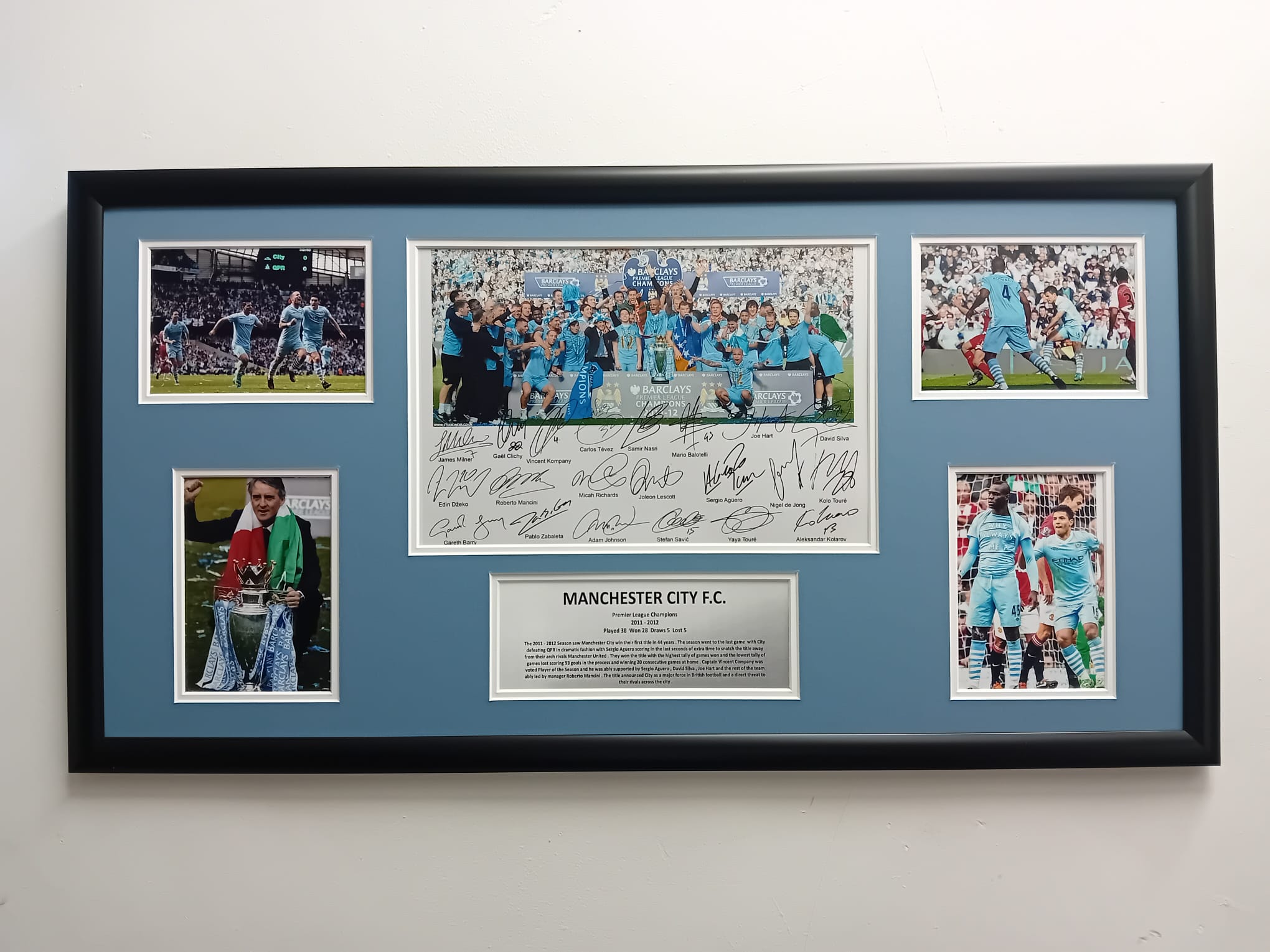 MAN CITY PREMIER LEAGUE 2011/12 STORYBOARD